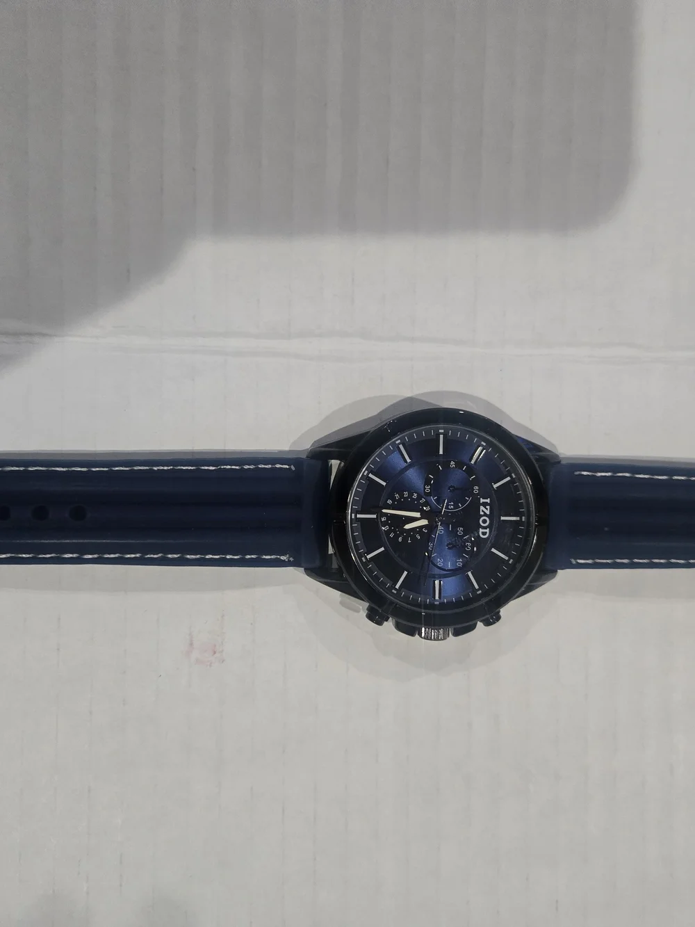 IZOD Men's Blue Chronograph Watch